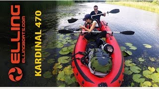 GoPro- KaBoat К-470. Elling. Inflatable boat. Надувная лодка Кардинал 470.Лодки пвх