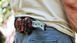 Black Scout Reviews - Hedgehog Leatherworks ESEE-5 Sheath