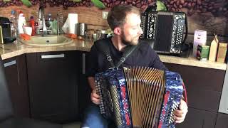 РОЗА БЕЛАЯ под гармонь Сизова