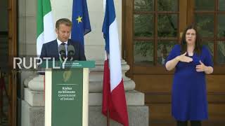 Ireland: Macron announces return of ambassador from Afghanistan during visit to Irish leaders