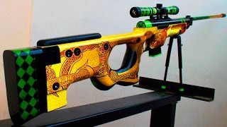 AWP Dragon Lore in REAL Life FOR SALE , Pneumatic Rifle , Air Gun АВП Драгон Лор своими руками
