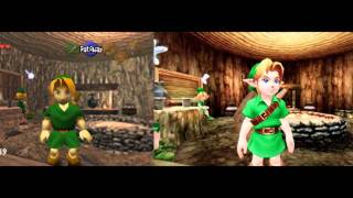 The Legend Of Zelda Ocarina Of Time N64/3DS Comparison Pictures