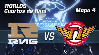 RNG VS SKT - #worldsLVP10 - World Championship 2016 - Mapa 4 - Cuartos final