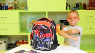 Обзор школьного рюкзака Kite Transformers модель 512