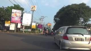 Jln. Dr Sutomo - Jln. S. Parman - Jln. Sultan Agung - Jln. Teuku Umar - Jln. Gombel, Semarang