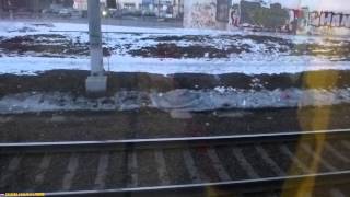От Новодачной до Лианозово на ЭД4М-0449 РЖД - 6 марта 2015