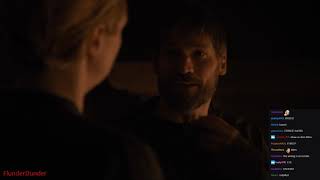 Game of Thrones 8x04 Jaime and Brienne Twitch Chat Reacts
