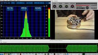 The ZamGate Morse Code software CW Keyer - Live demo with iambic paddles