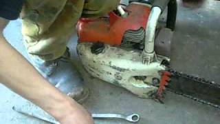 Stihl 08 Chainsaw Clean and Repair pt 1 - plus 08S run
