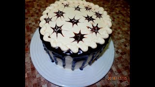 СУПЕР ШОКОЛАДНЫЙ ТОРТ ИЗ ПРОСТЫХ ПРОДУКТОВ / Cake New Year 2020