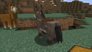 Minecraft #Как поставить сундук на осла