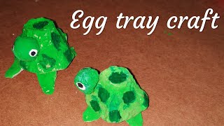 Egg tray craft/ egg tray turtle/ all about schooling