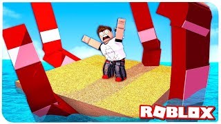 Roblox Проклятые острова оно хочет нас съесть!!!