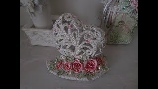 Интерьерное сердце из шпагата. Мастер класс.