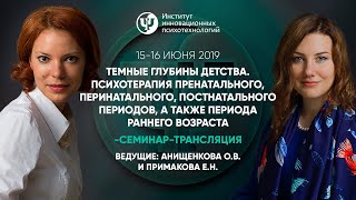 Детская ИНП-психотерапия. "Тёмные глубины детства"