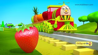 हम्प्टी ट्रैन और उसके फल दोस्तों से मिलिए  | Humpty the train on a fruits ride | kiddiestv hindi
