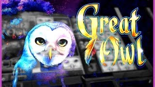 GREAT OWL Slot Machine Bonus ~ Big Win