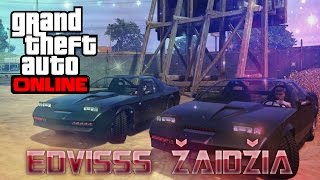 Edvisss Žaidžia - GTA Online #21 Mašinos skraido :O w/Jake