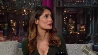 SALMA HAYEK  David Letterman show I
