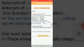 Airforce XY Exam Review...(English)