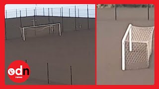 La Palma Football Pitch SUBMERGED in Ash