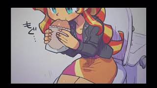 Animated Girl Farting On Toilet But Low Pitched
