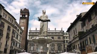 Verona - Arena und der Balkon der Julia Italien Italia
