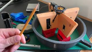3D моделирование дрона с одним мотором. 3D modelling a single motor drone.