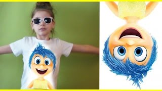 Делаем переводку на футболку любимого героя из мультфильма Disney/Pixar головоломка Радость