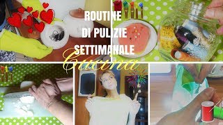PULIZIA CUCINA | 16 IDEE CREATIVE DIY DI PULIZIA DI CASA | ROUTINE SETTIMANALE