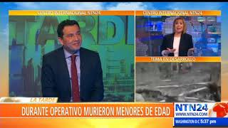 Acusan al ministro de Defensa de Colombia de ocultar muerte de siete menores en bombardeo militar