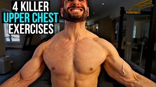 GRUESOME Upper Chest At Home Workout [4 KILLER Upper Pec Exercises]