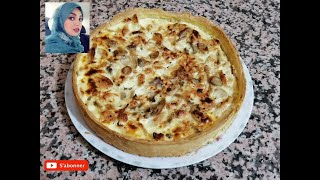كيش بالدجاج و الفطر رائع ????‍?