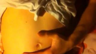male belly and navel play first time