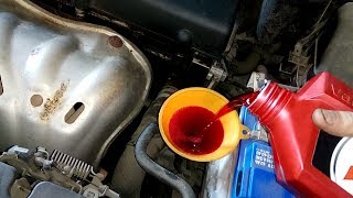 Замена масла в АКПП с разборкой на RAV4