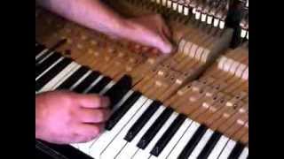 Sticky piano's key. Клинит клавишу фортепиано.Западает клавиша. Ремонт пианино.