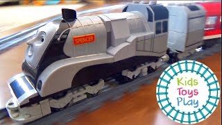 Thomas and Friends Spencer LEGO Train | Playing with Toy Trains for Children