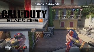 TRICKSHOTS WITH THE *NEW* BALLISTIC KNIFE ON BO3!