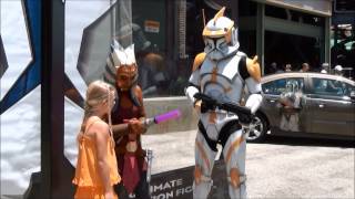 Star Wars Weekends Characters Featuring Darth Vader, Talking Stormtroopers, Ahsoka Tano and more