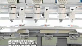 Barudan embroidery machine - Chenille / Chenille Combination