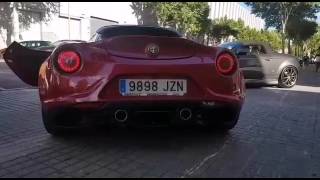 4c spider with capristo exhaust system