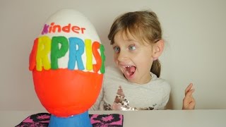 [OEUF & JOUET] Kinder Surprise Géant Play Doh - Studio Bubble Tea Egg & Toy