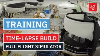 L3Harris RealitySeven Full Flight Simulator Time-lapse Build