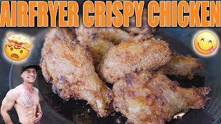 Crispy Chicken Wings With An Air Fryer | Healthy Chicken Wing Recipe