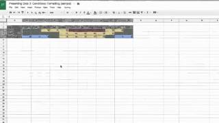 Editing & Formatting 2  (Conditional Formatting)