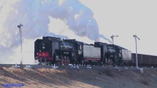 QJ Dual Header's starting at Jitong 集通線 前進型重連の駅発車