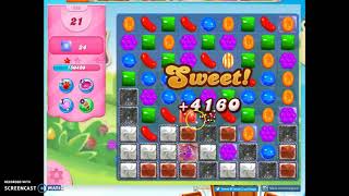 Candy Crush Level 888 Audio Talkthrough, 2 Stars 0 Boosters
