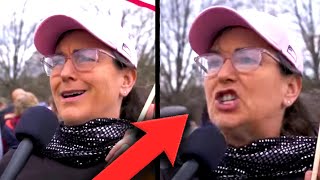 MAGA Lady Descends Into Madness in Real-Time
