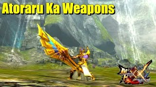 Monster Hunter XX: Atoraru Ka Weapons Overview アトラル・カ武器画像