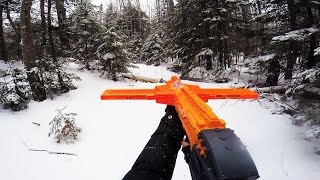 Nerf War: Brother Vs. Sister (Real Life)